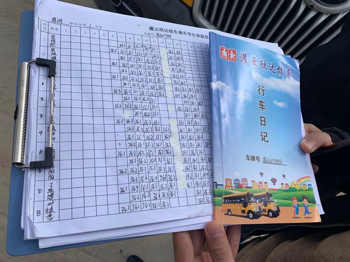 灌云欣達(dá)校車開(kāi)展“上路上線”檢查 (1).jpg